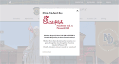 Desktop Screenshot of ndacademy.org