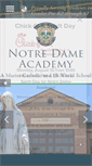 Mobile Screenshot of ndacademy.org